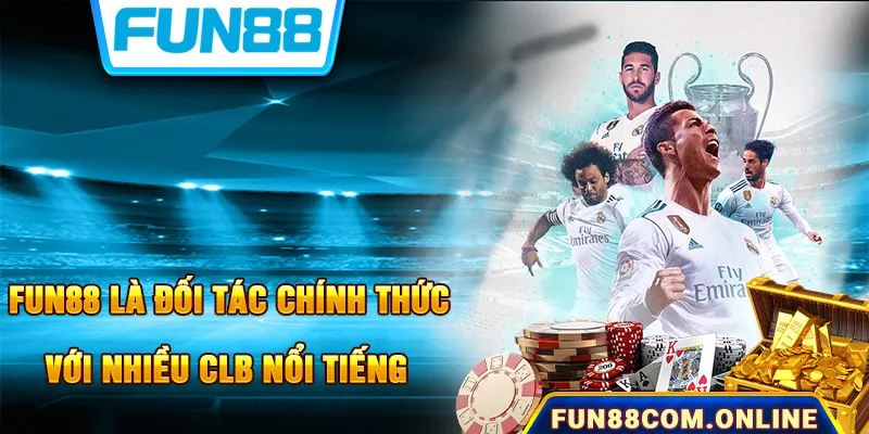 Nhà cái là đối tác tin cậy của nhiều CLB nổi tiếng trên thế giới